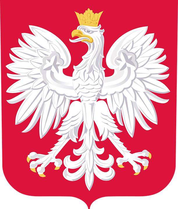 Polnisches Eagle-Emblem mit goldener Krone Online-Puzzle