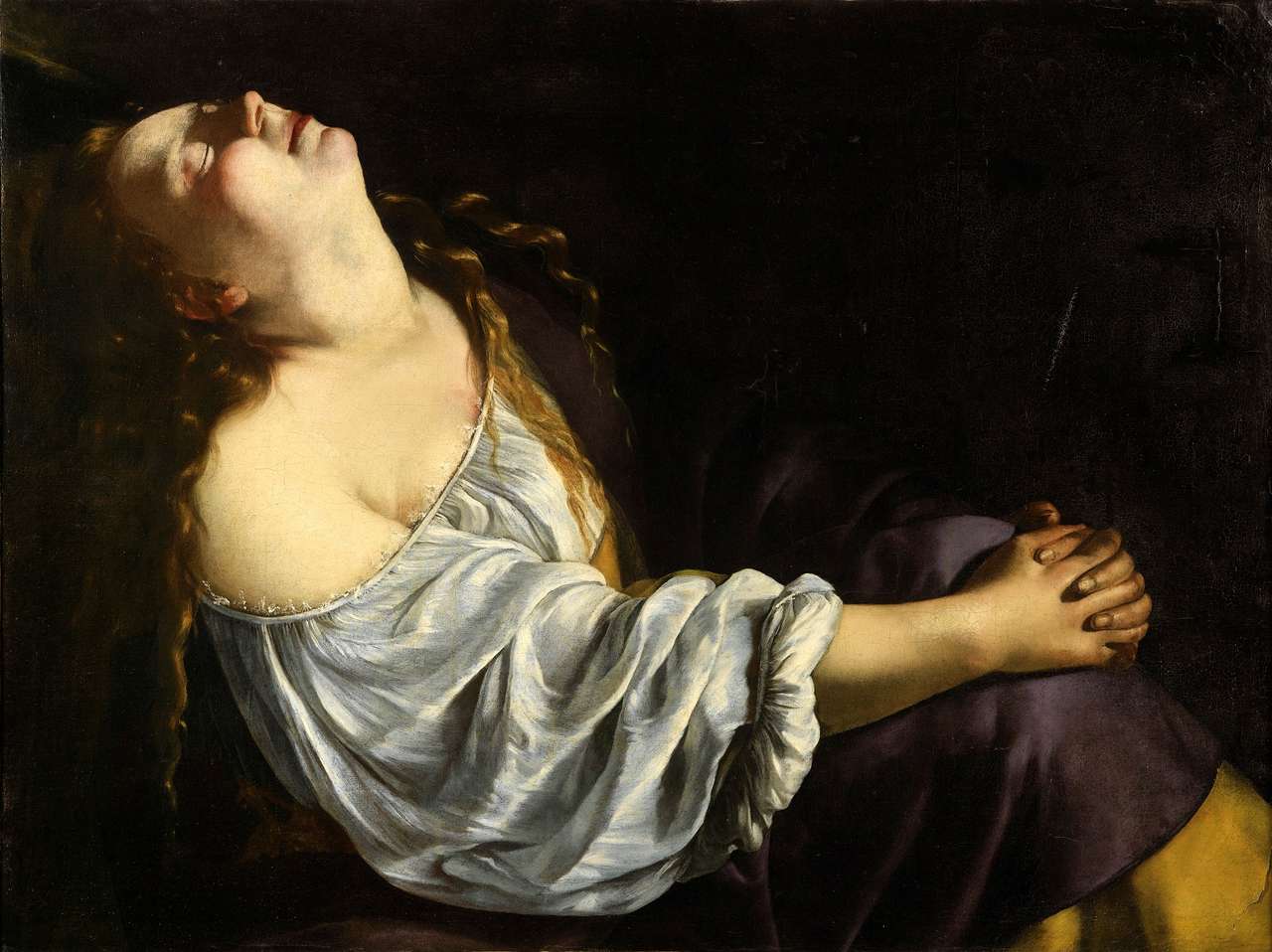 "Marie Madeleine" Artemisia Gentilechi (1593-1656) онлайн пъзел