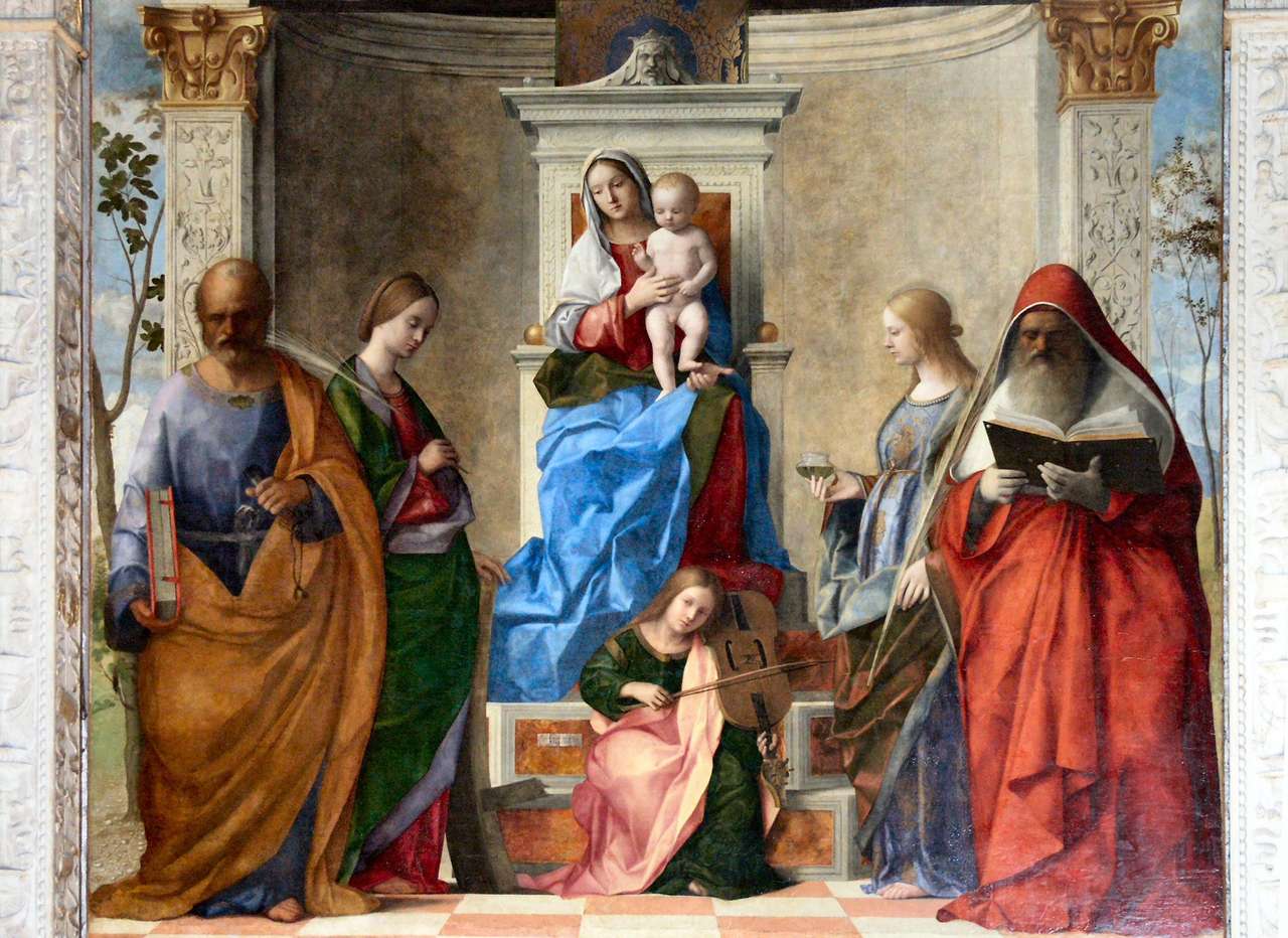 Altarpiece San Zaccaria. quebra-cabeças online