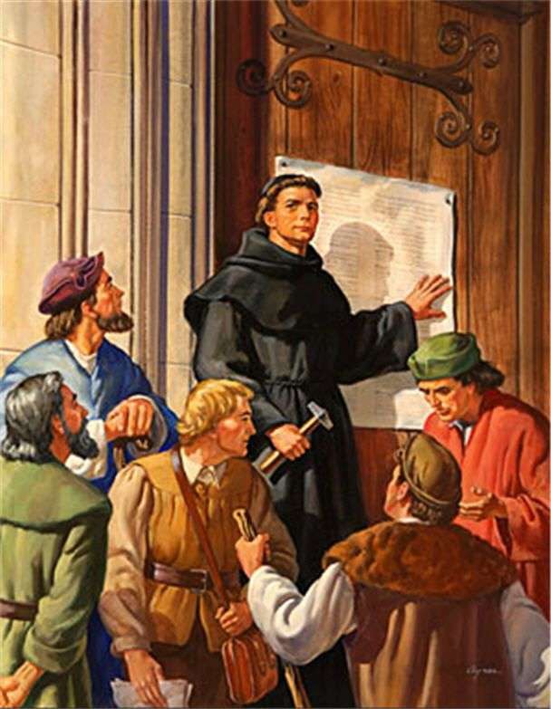 Réforme protestante Martin Luther puzzle en ligne