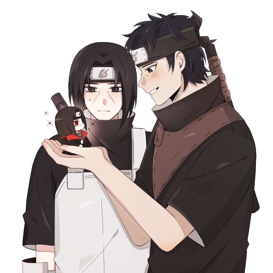 Itachi, shisui и mini-itachi онлайн пъзел