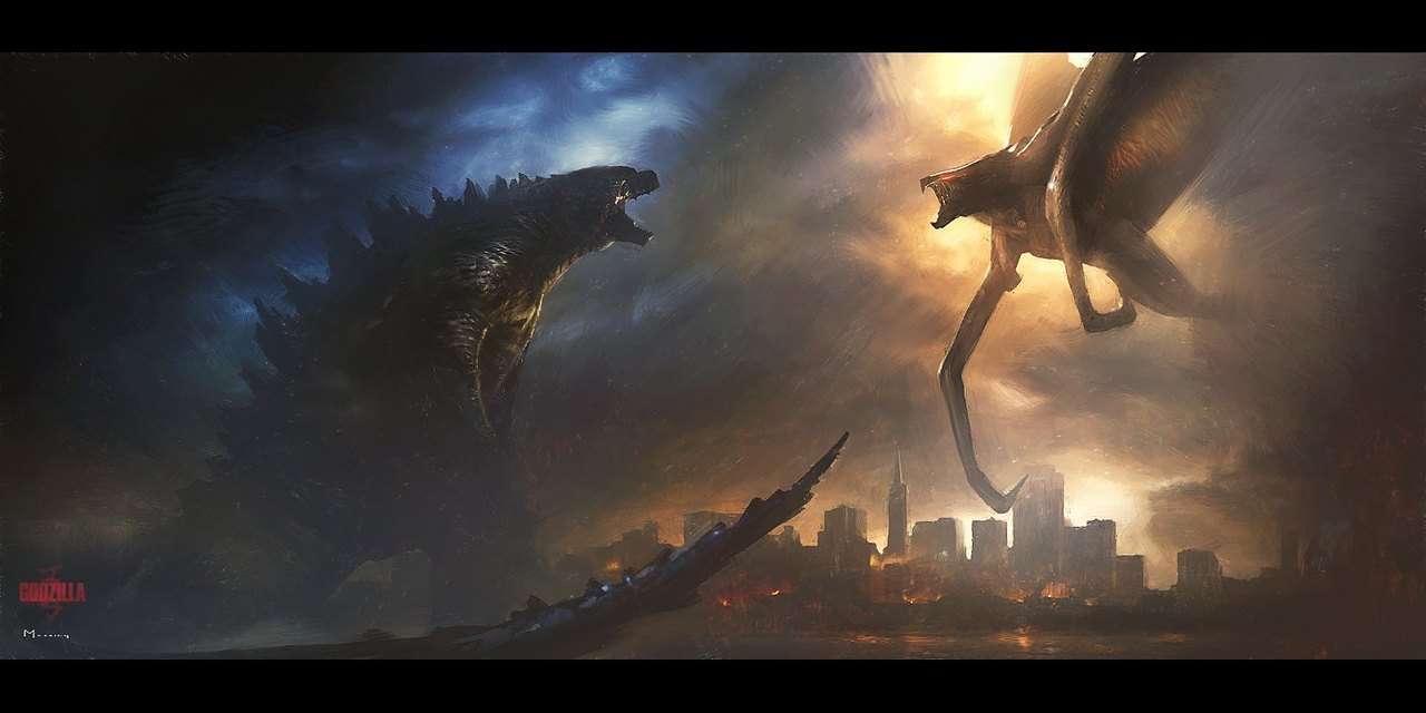 Godzilla vs Muto maschio puzzle online