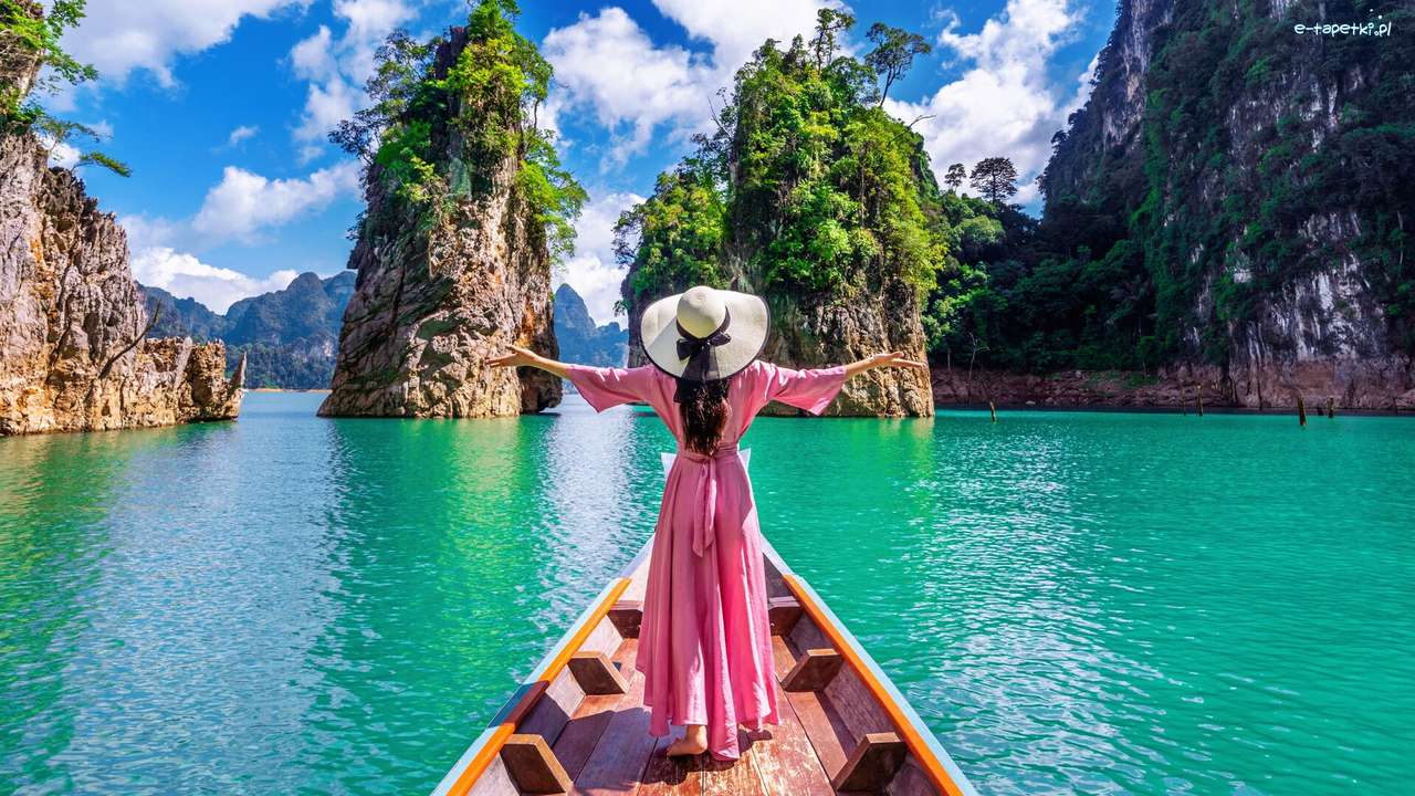 Jezero v Thajsku online puzzle