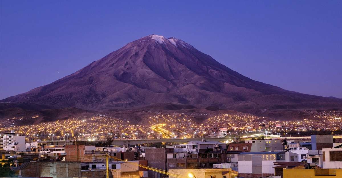 Arequipa- volcan misti. Pussel online
