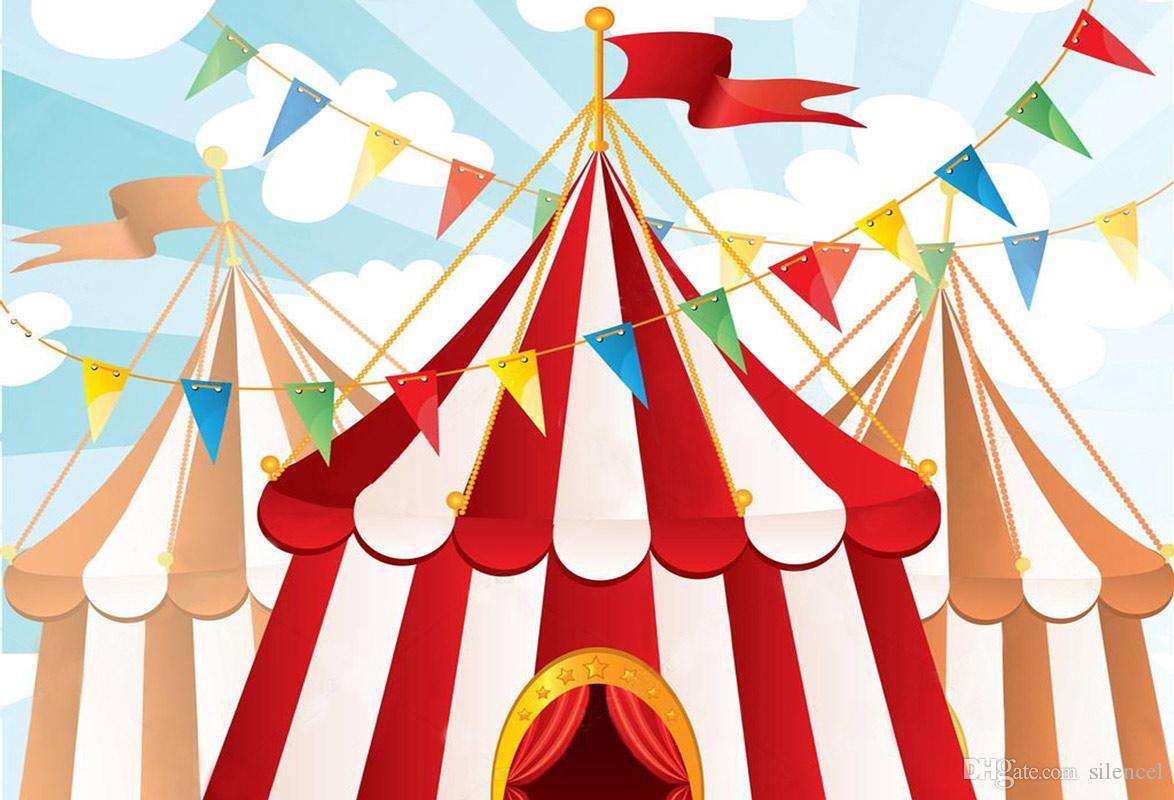 Circus van amusement legpuzzel online