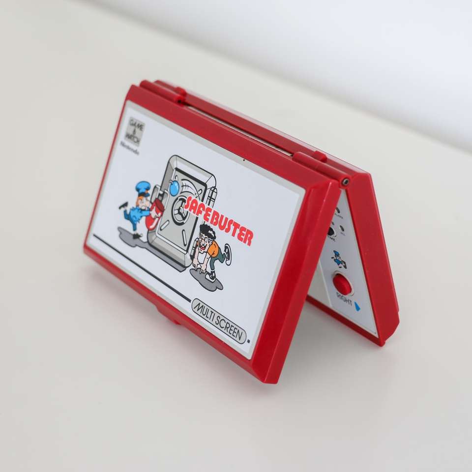 червоно-біла коробка для друку Міккі Мауса онлайн пазл
