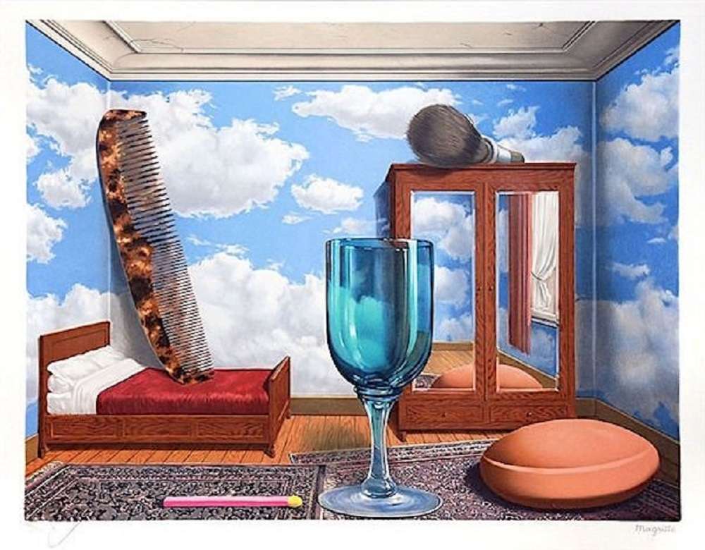 "Osobní hodnoty" René Magritte skládačky online