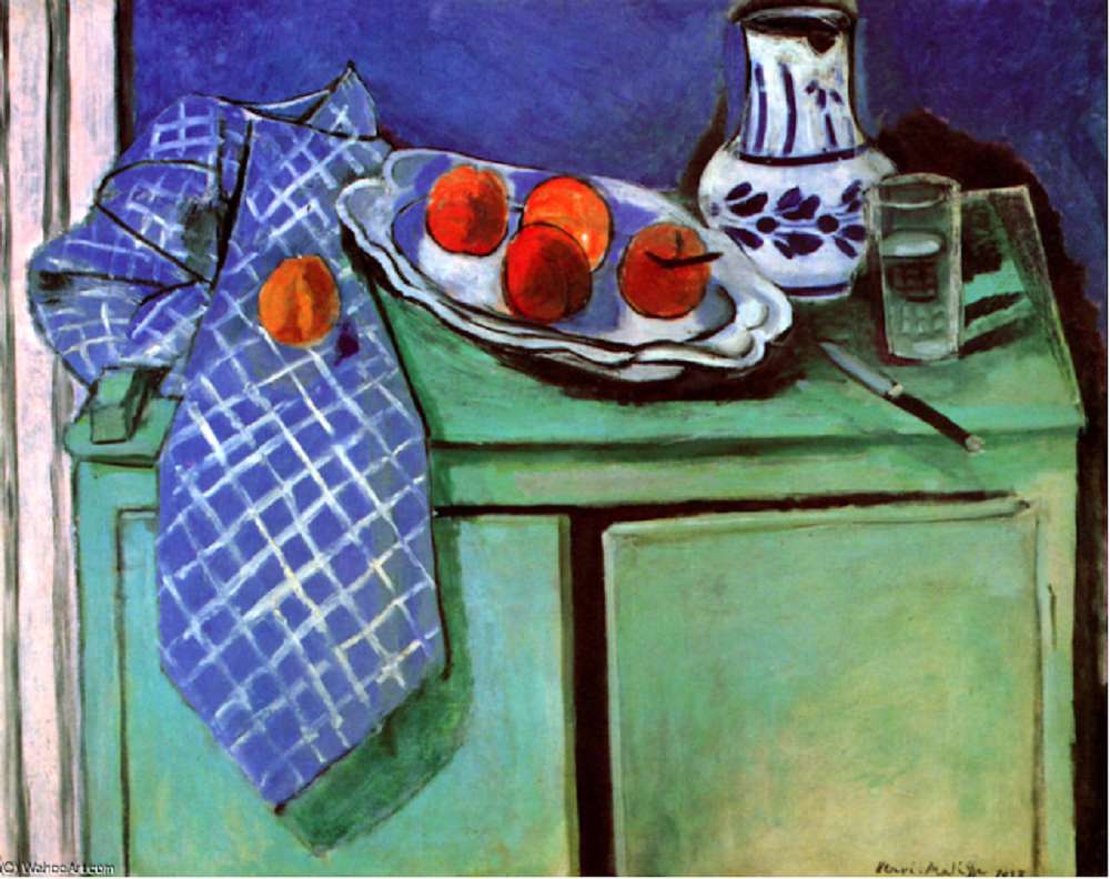 "Zöld büfé" Henri Matisse (1869-1954) online puzzle