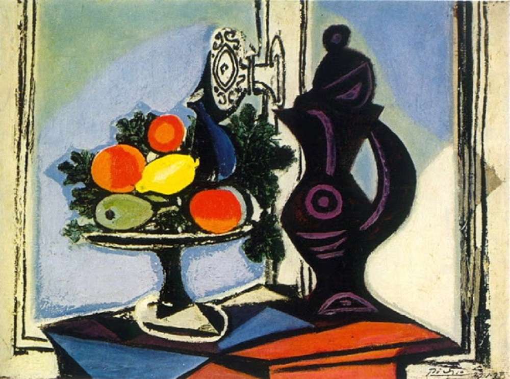 "Bodegón con jarra" Pablo Picasso rompecabezas en línea