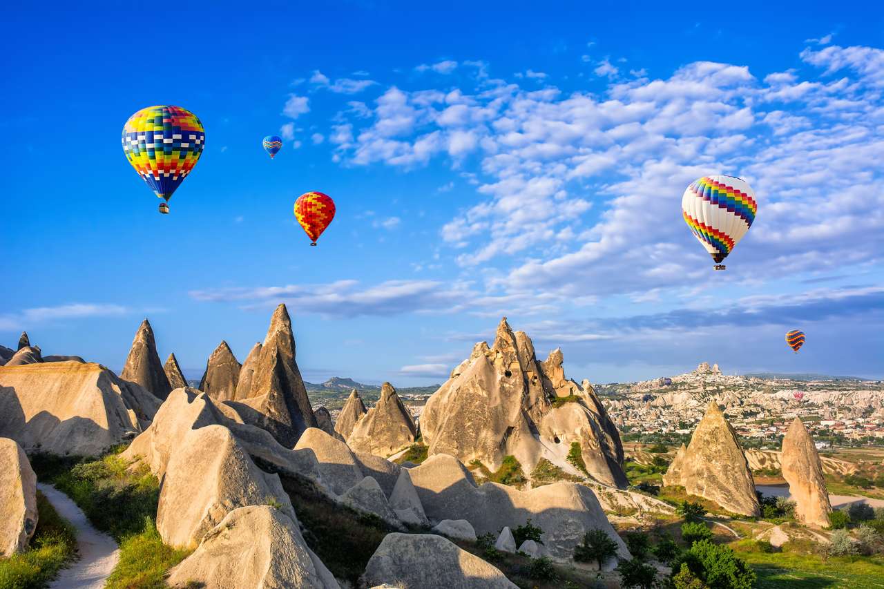 Vluchten ballon in Cappadocia online puzzel