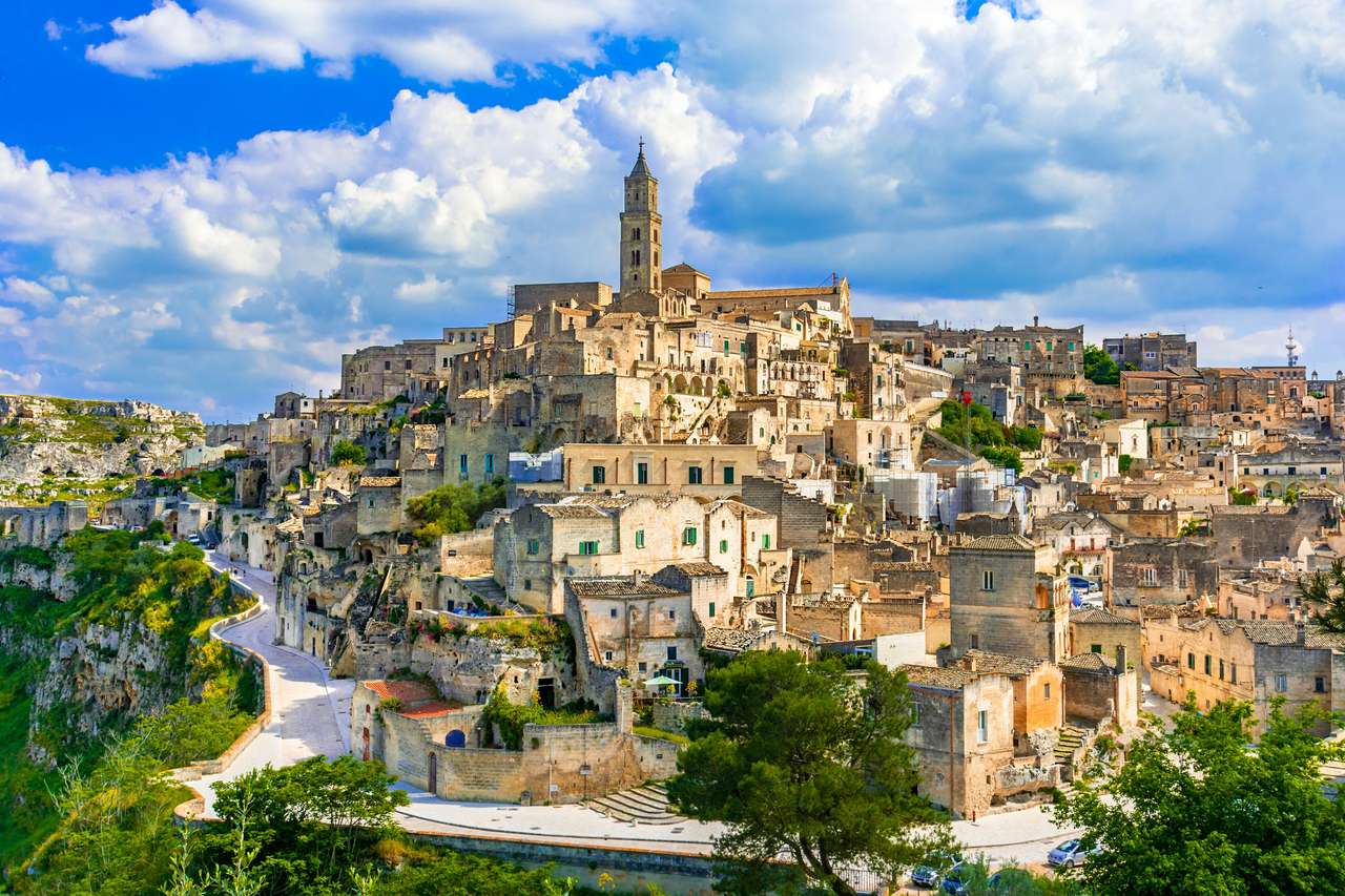 Oude stad in Matera legpuzzel online