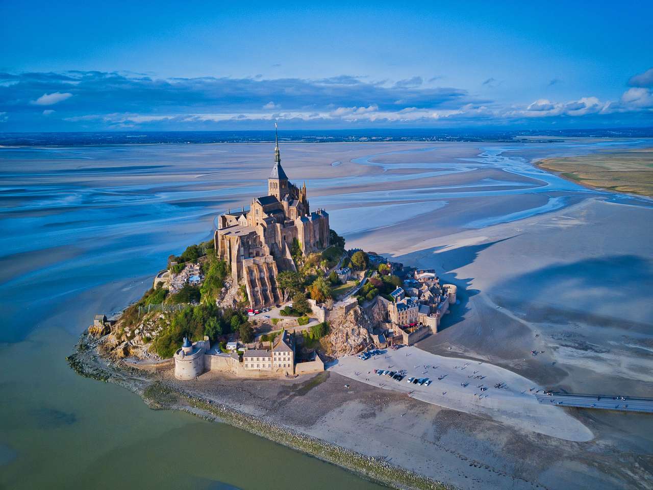 Mont Saint Michel. quebra-cabeças online