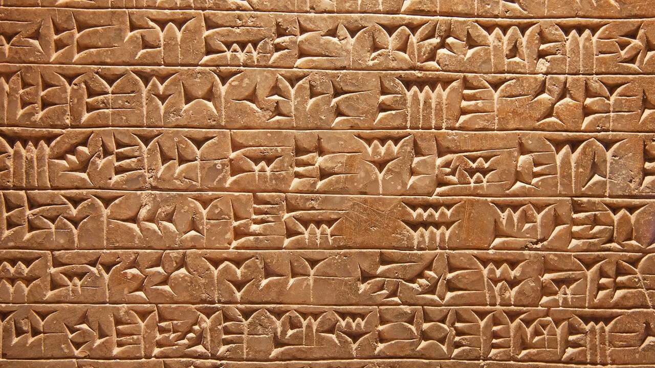 Écriture sumérienne puzzle en ligne