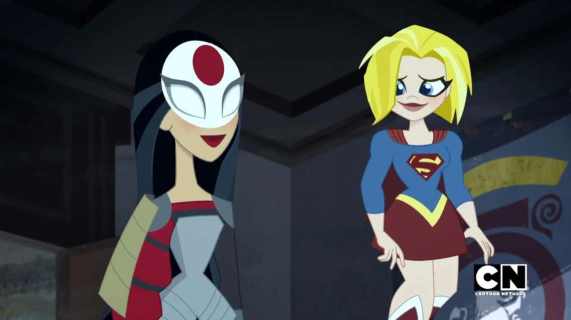 Katana och Supergirl Pussel online