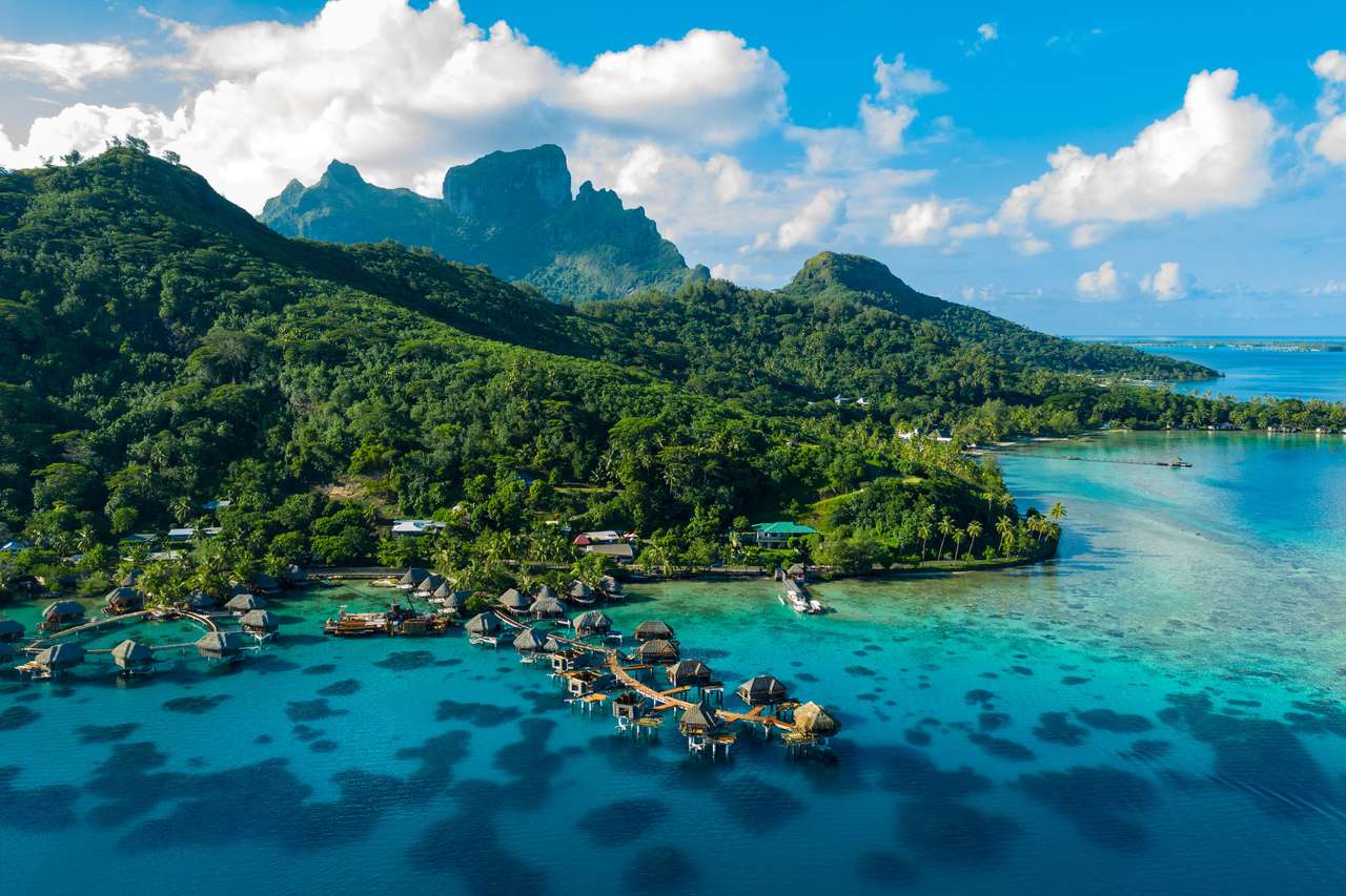 Resort sur Bora Bora puzzle en ligne