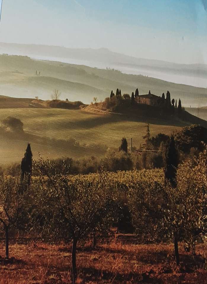 Sunrise in Tuscany online puzzle