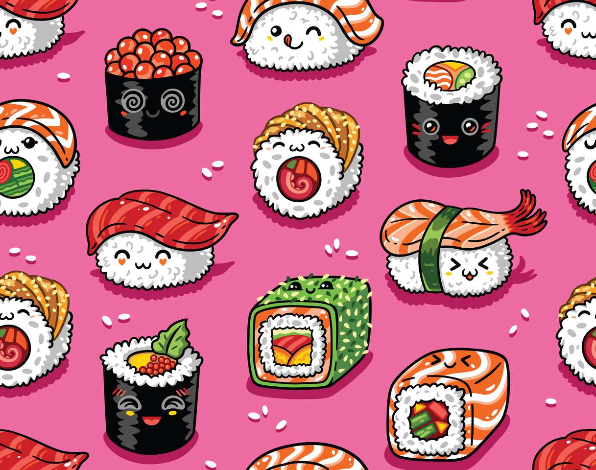 Sushi Kawaii. puzzle online