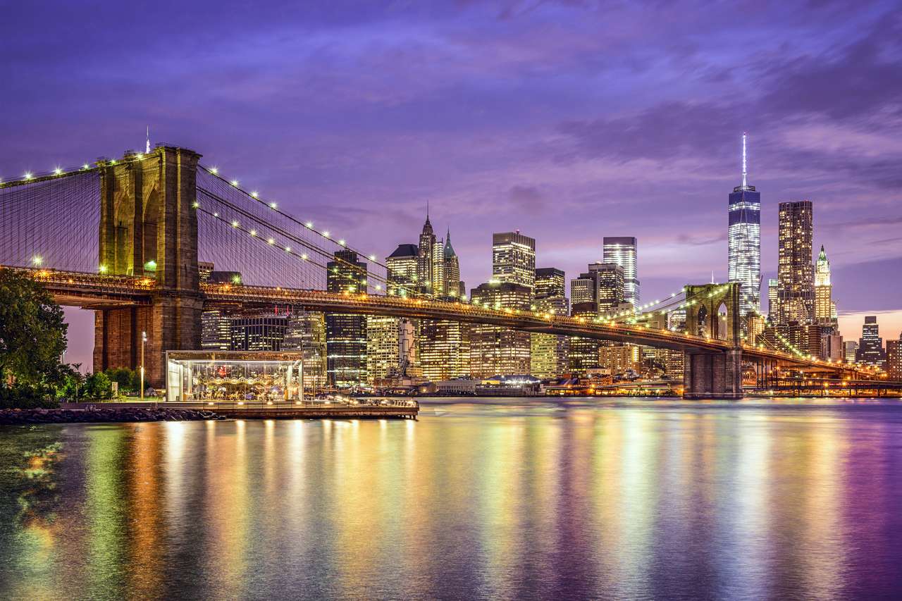 Панорама на Ню Йорк онлайн пъзел