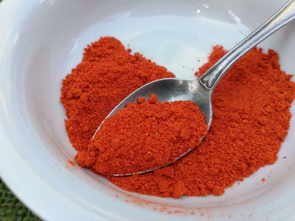 Vrolijke rode paprika online puzzel