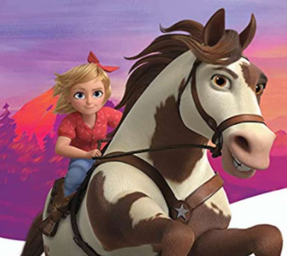 Abigail and her horse, Boomerang jigsaw puzzle online