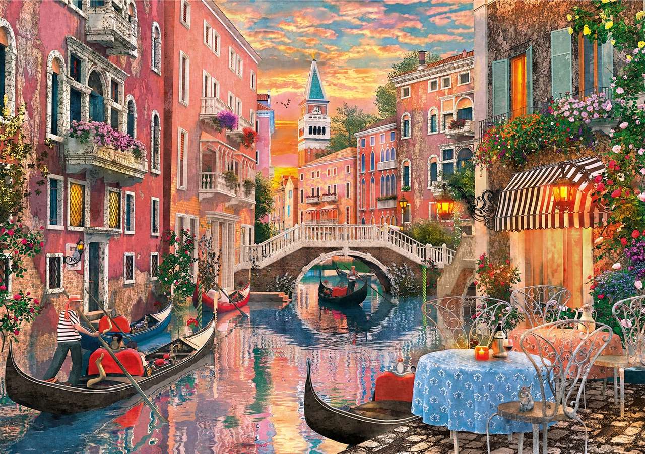 Venedig. Puzzlespiel online