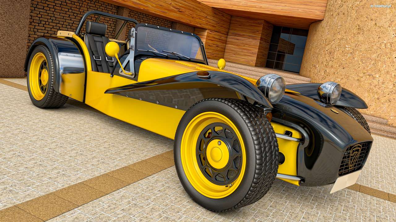 Αυτοκίνητο - Lotus Super Seven Sportowy παζλ online