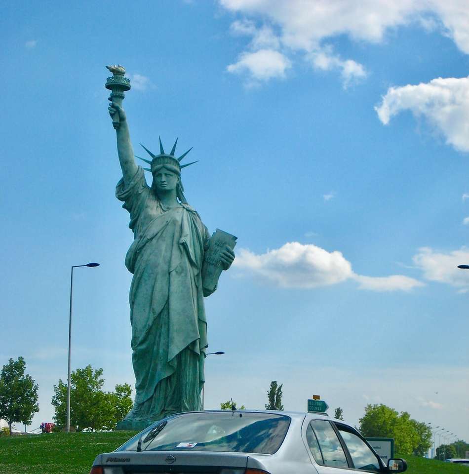 статуя свободы нью йорк онлайн-пазл