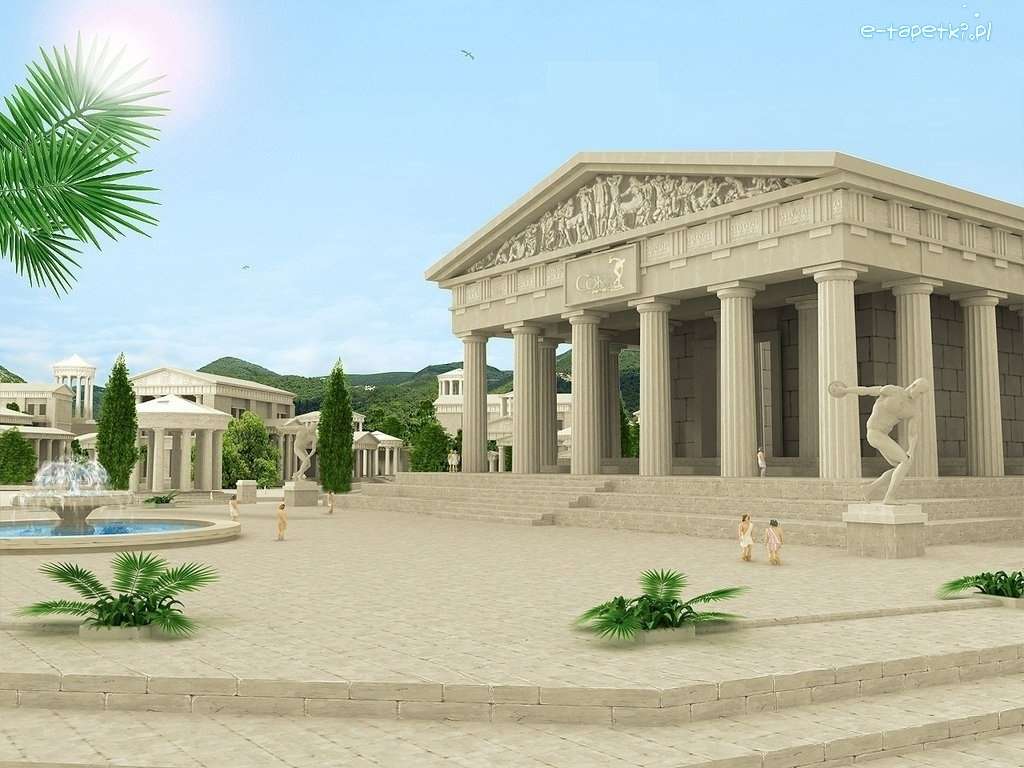 Древен храм онлайн пъзел