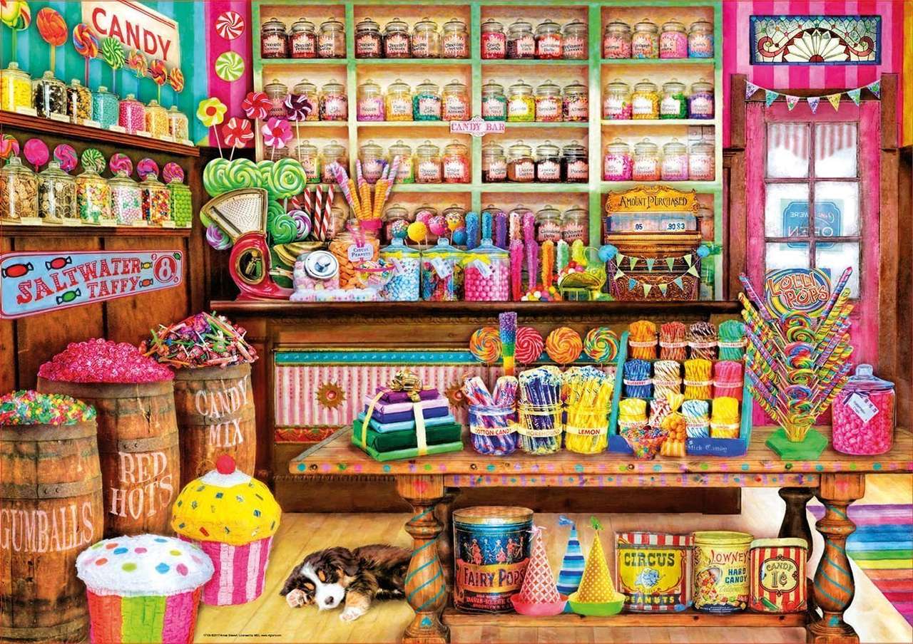 obchod se sladkostmi online puzzle