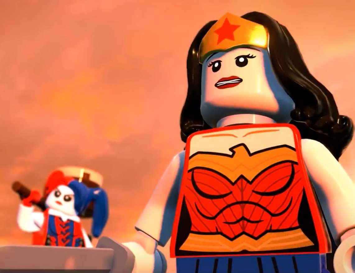 Lego maravilha mulher e harley quinn quebra-cabeças online