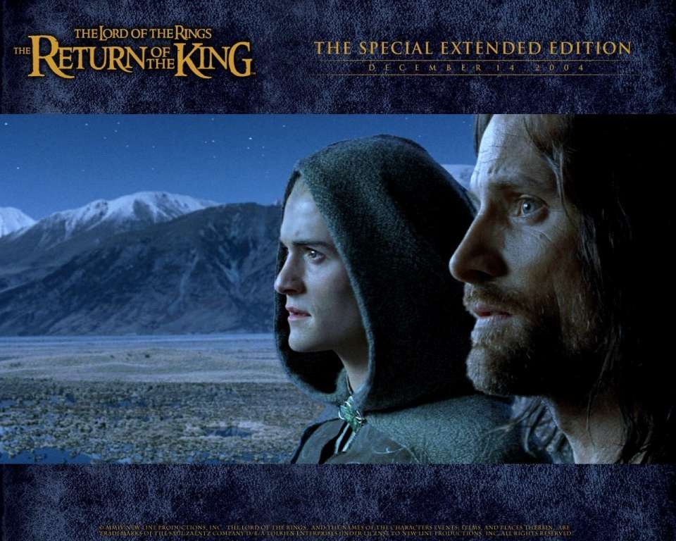Ο άρχοντας των δαχτυλιδιών: Aragorn, και Legolos online παζλ