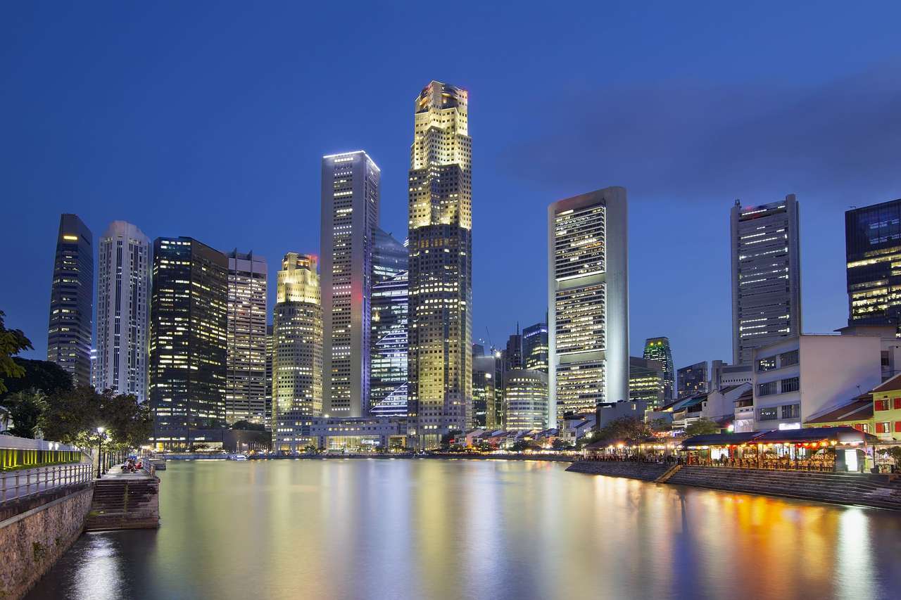 Σιγκαπούρη κεντρική επιχειρηματική περιοχή online παζλ