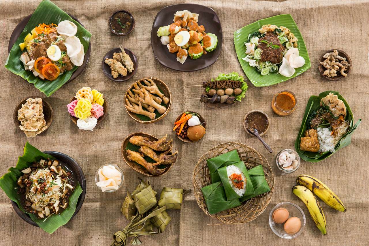 Ινδονησιακά τρόφιμα online παζλ