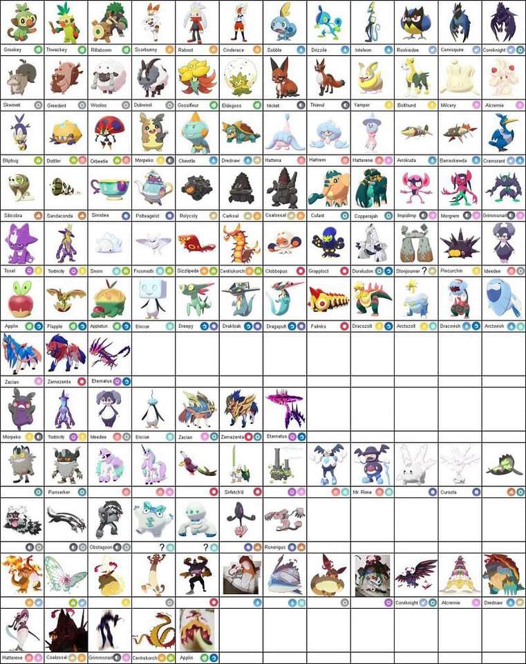 Pokemon: D. online puzzle