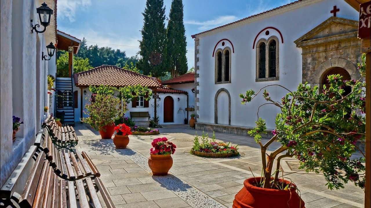 Манастир в Гърция онлайн пъзел