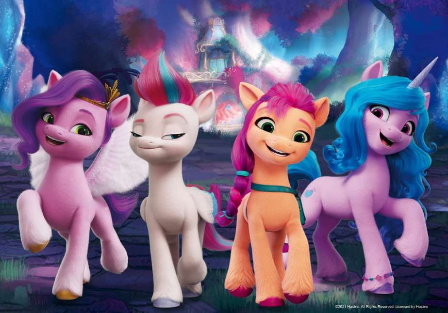 4 vrouwelijke pony's online puzzel