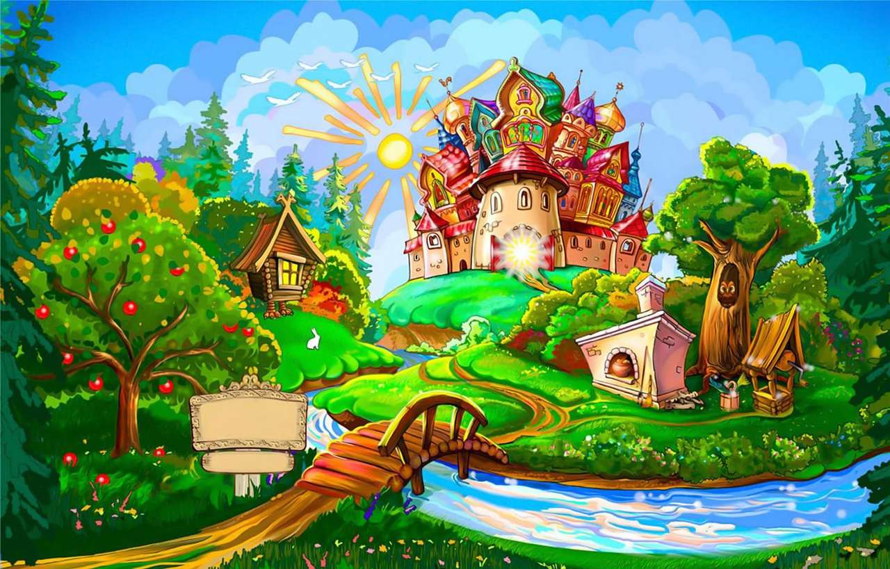 Palace și River. puzzle online