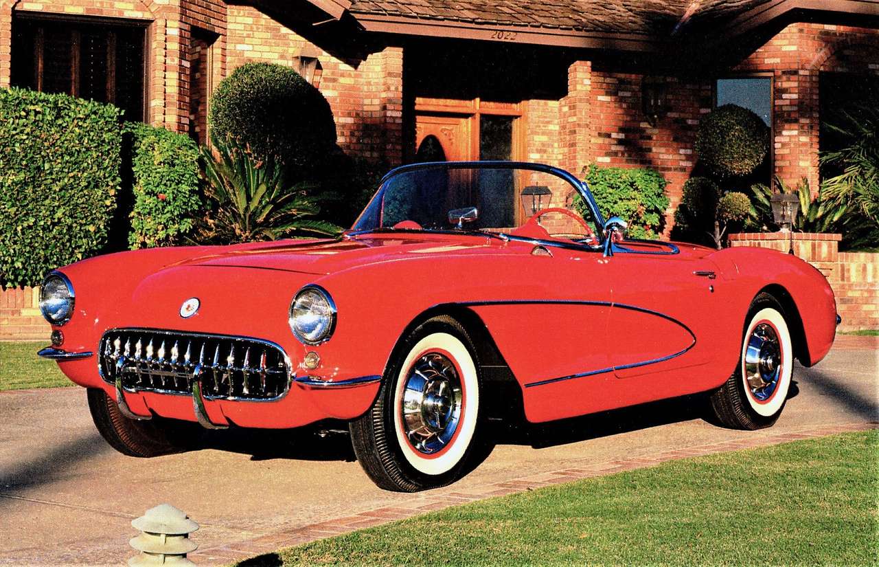1957 Chevrolet Corvette convertible quebra-cabeças online