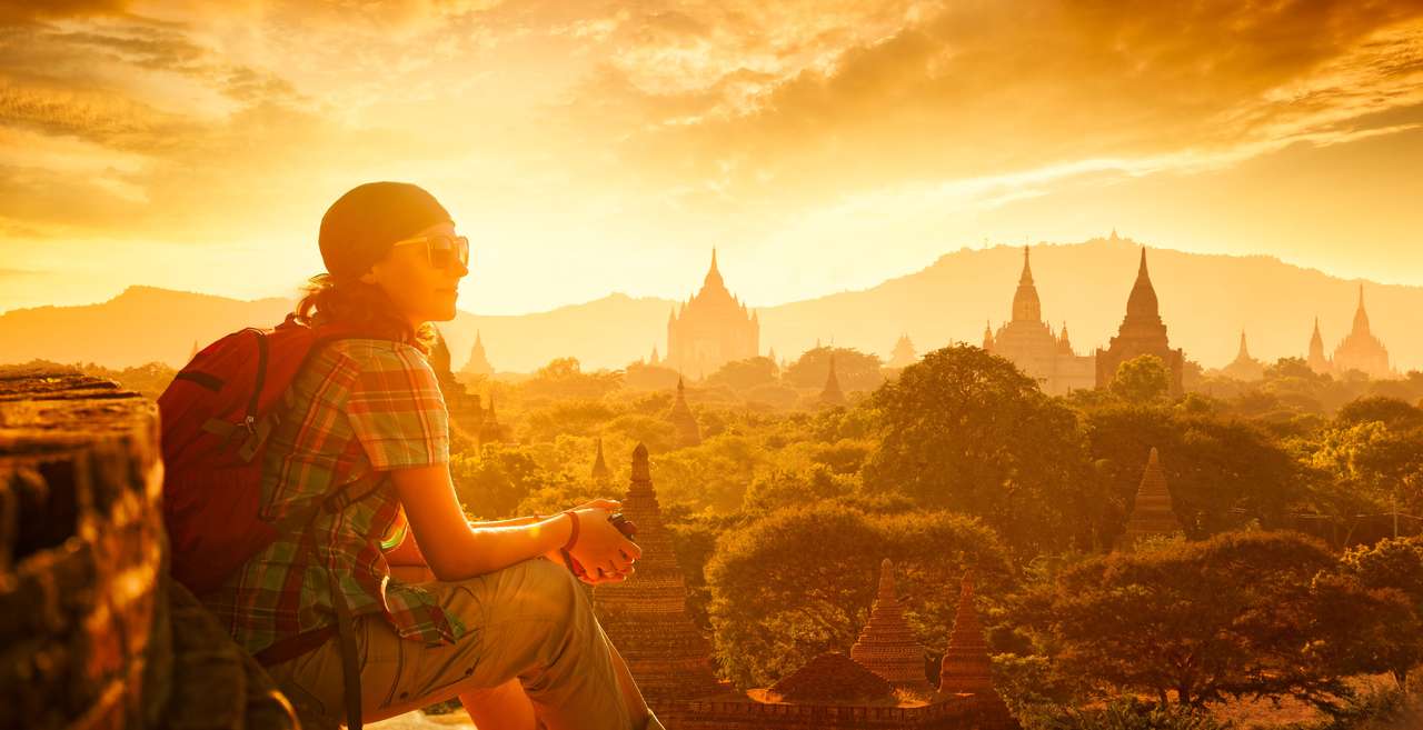Древен Баган в Мианмар онлайн пъзел