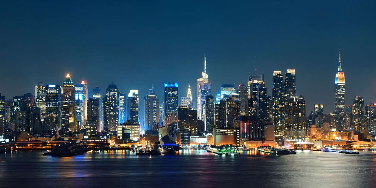 Manhattan Skyline pussel på nätet