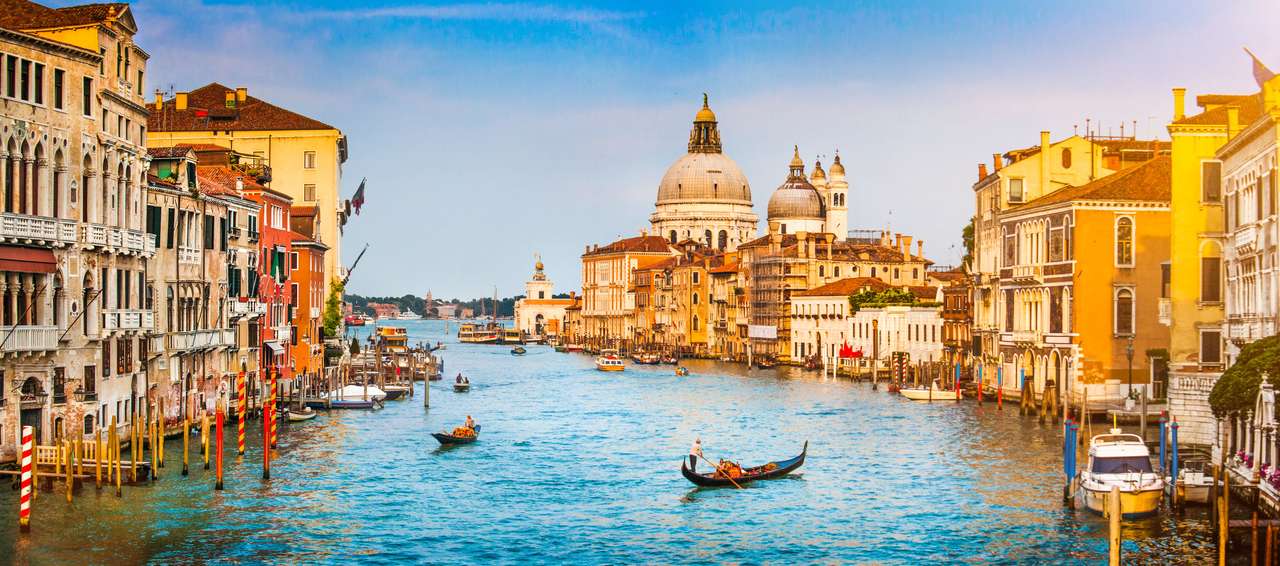 Canal Grande en Venecia rompecabezas en línea