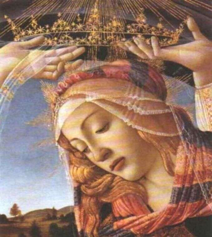 La vierge - Botticelli puzzle en ligne