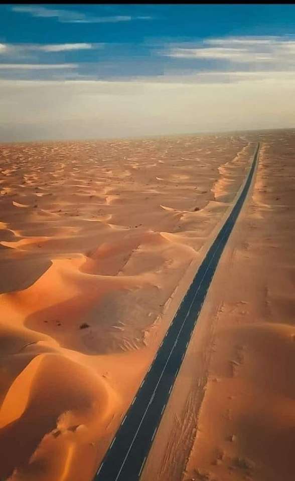 In desert. puzzle online