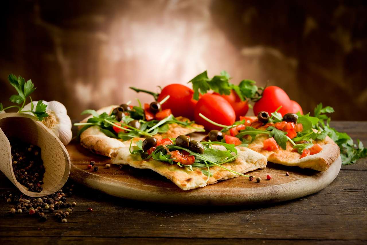 Νόστιμη πίτσα online παζλ