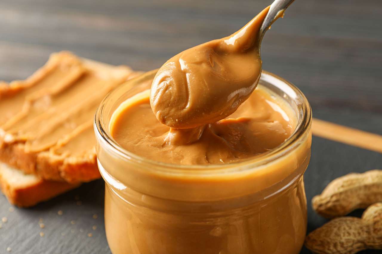 Manteiga de amendoim deliciosa e nutritiva puzzle online