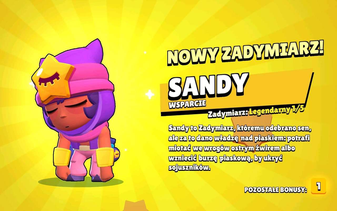Sandy na conta 1 K quebra-cabeças online