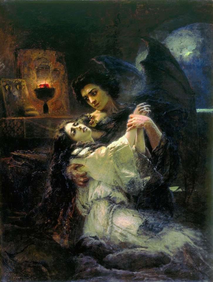 "Tamara och demonen" Konstantin Makovsky pussel på nätet