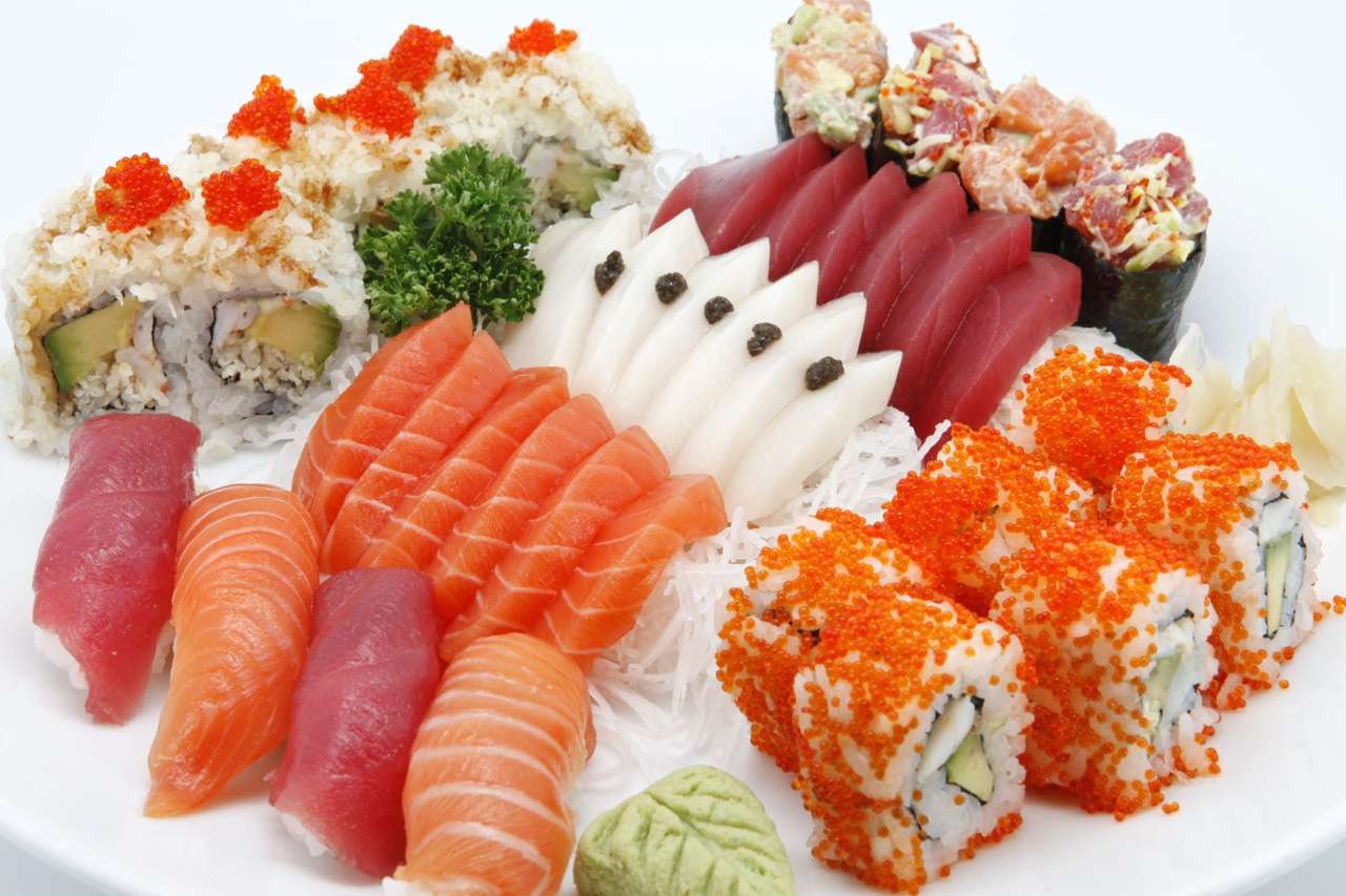 Quebra-cabeça de sushi. puzzle online