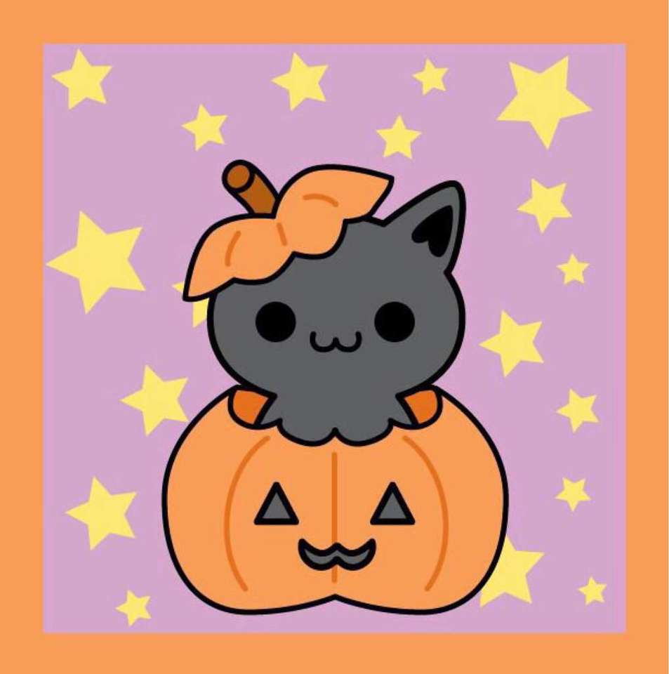 Hallowen Kitty. kirakós online