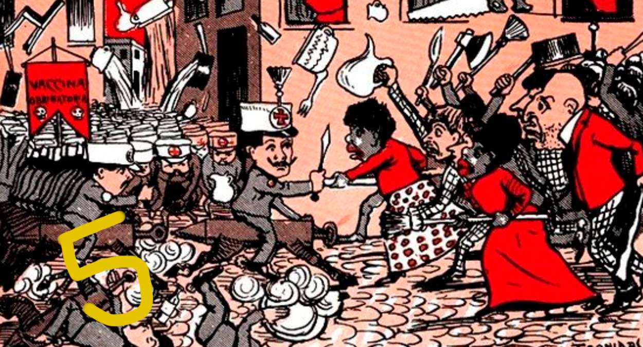 Carica animată a revistei O Malho, din 29 octombrie, 1 jigsaw puzzle online